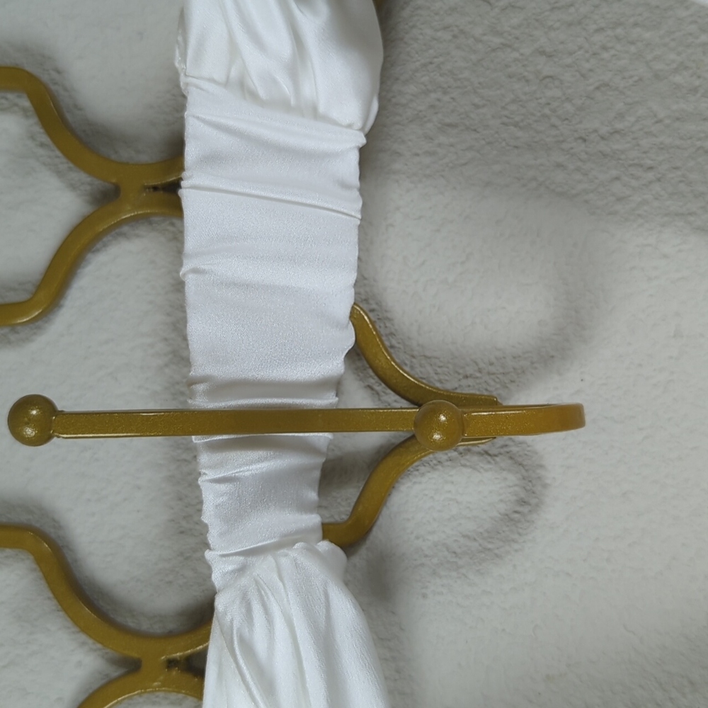 Show Me Your MuMu White Satin Halter Mini Dress - Picture 10 of 14